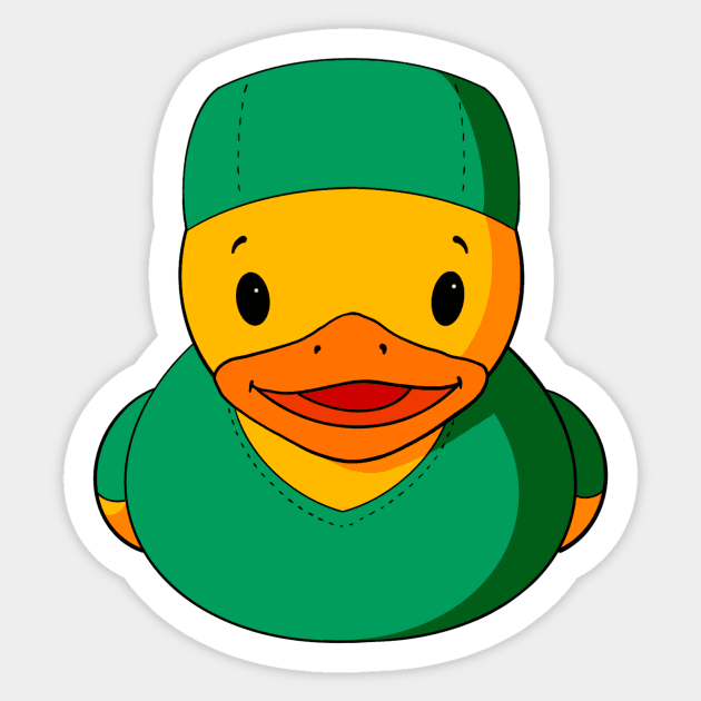 Surgeon Rubber Duck Sticker by Alisha Ober Designs